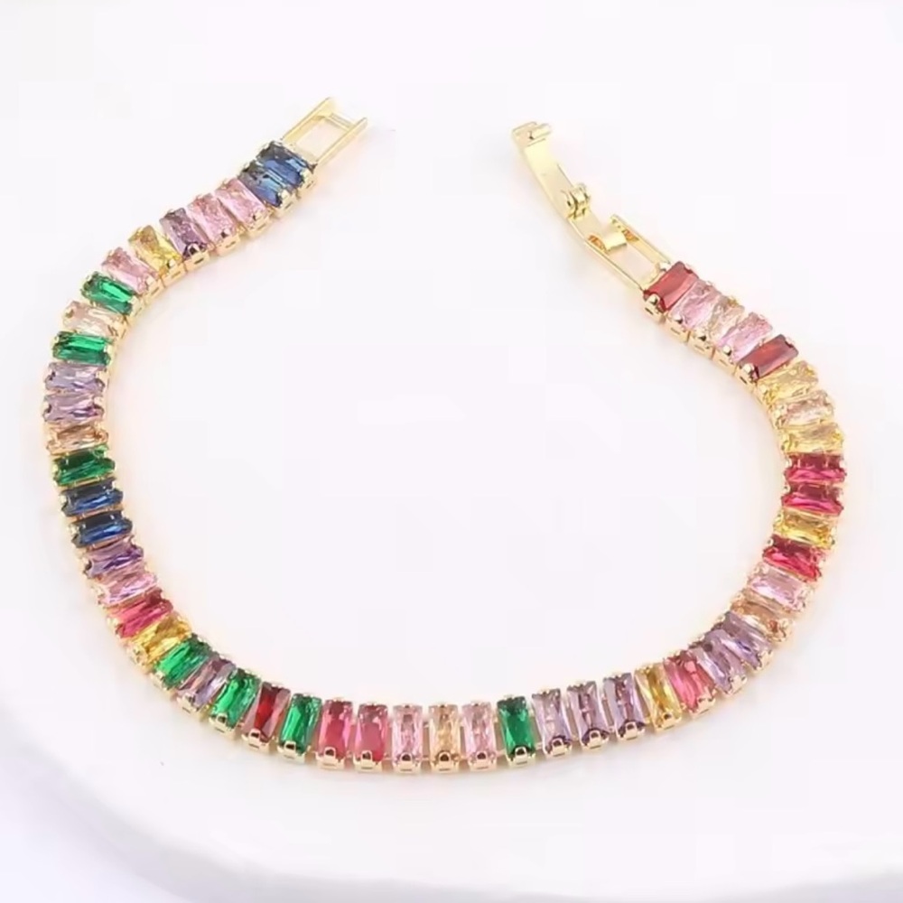 Multicolor Gemstone Bracelet